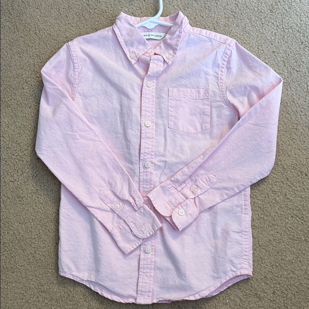 Pink Button-Up Shirt